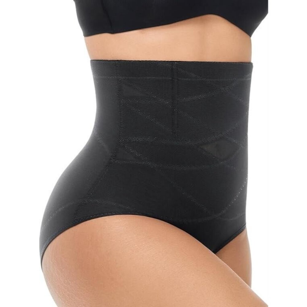 KLVEE Shapewear Tummy Control Underwear High Waisted Girdle Body Shaper Sz L NWT
